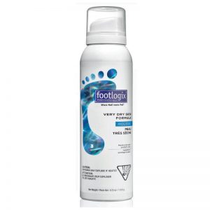 Footlogix putos labai sausai pėdų odai Very dry skin formula 125 ml.