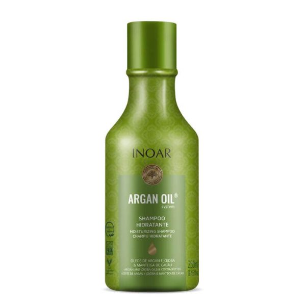INOAR Argan Oil Shampoo - intensyviai drėkinantis šampūnas su argano aliejumi 250 ml