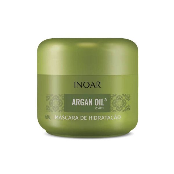 INOAR Argan Oil Mask - intensyviai drėkinanti plaukų kaukė su argano aliejumi 60 g