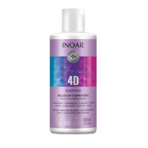 INOAR 4D Shampoo - 4 dimensijų šampūnas 400 ml