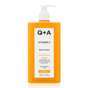 Q+A Vitamin C Body Cream kūno kremas su vitaminu C, 250ml