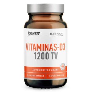 ICONFIT Vitaminas D3 1200 TV
