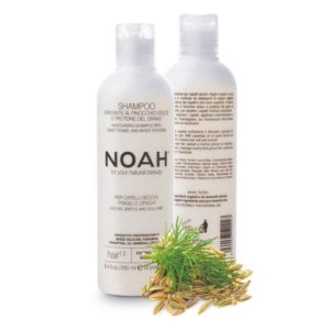 NOAH Moisturizing Shampoo With Sweet Fennel and Wheat Protein šampūnas sausiems plaukams, 250 ml