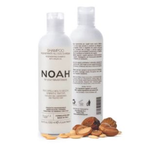 NOAH Regenerating Shampoo with Argan Oil šampūnas sausiems ir chemiškai pažeistiems plaukams, 250 ml