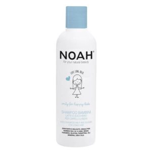 NOAH Kids Shampoo Milk And Sugar For Long Hair vaikiškas šampūnas ilgiems plaukams, 250 ml