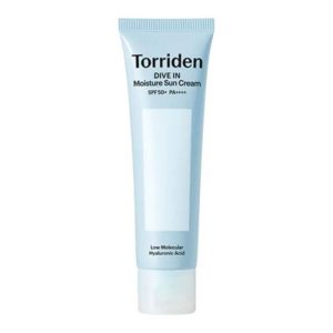 Torriden DIVE-IN Watery Moisture SPF50+ PA++++ apsauginis kremas nuo saulės 60ml