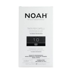NOAH Permanent Hair Dye 1.0 Black ilgalaikiai plaukų dažai, 140 ml