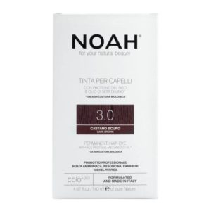 NOAH Permanent Hair Dye 3.0 Dark Brown ilgalaikiai plaukų dažai, 140 ml
