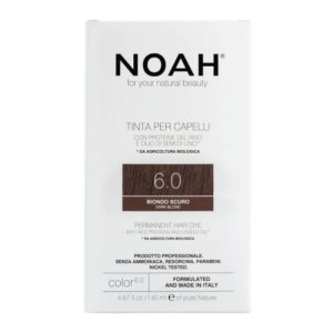 NOAH Permanent Hair Dye 6.0 Dark Blond ilgalaikiai plaukų dažai, 140 ml