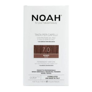 NOAH Permanent Hair Dye 7.0 Blond ilgalaikiai plaukų dažai, 140 ml