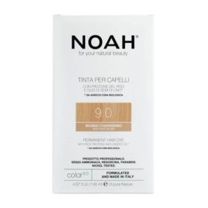 NOAH Permanent Hair Dye 9.0 Very Light Blond ilgalaikiai plaukų dažai, 140 ml