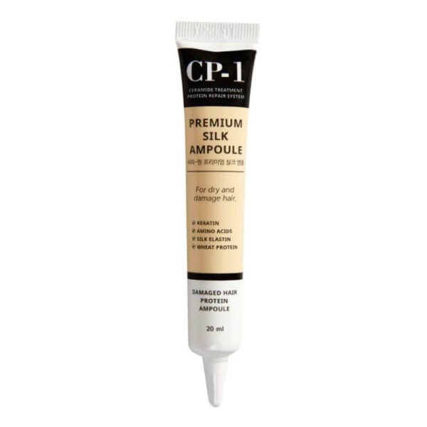 Esthetic House CP-1 Premium Silk Ampoule plaukų ampulė su šilko proteinais, 20ml